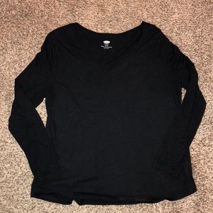 Long Sleeve V Neck Tee
